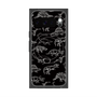 Premium Square Case with Pixelsnap［ Dinosaurs No.2 - Black ］