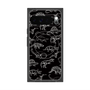 Premium Square Case with Pixelsnap［ Dinosaurs No.2 - Black ］