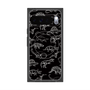 Premium Square Case with Pixelsnap［ Dinosaurs No.2 - Black ］