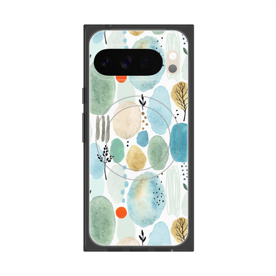 Premium Square Case with Pixelsnap［ Nordic Watercolor - 05 ］