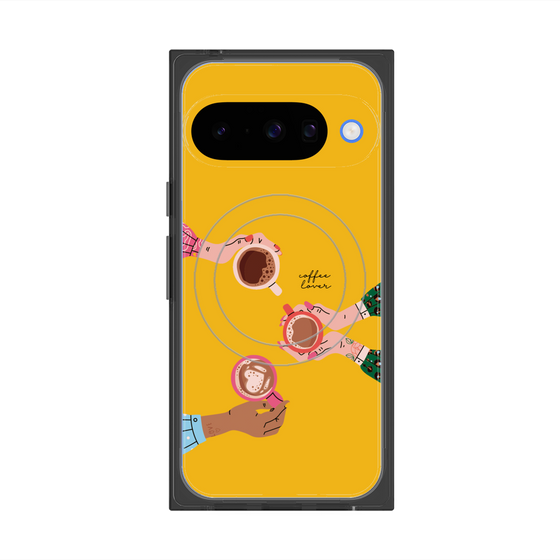 Premium Square Case with Pixelsnap［ Teatime - Yellow ］