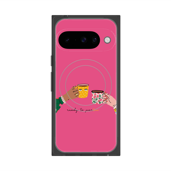 Premium Square Case with Pixelsnap［ Teatime - Pink ］