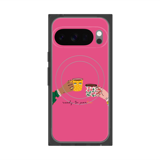 Premium Square Case with Pixelsnap［ Teatime - Pink ］