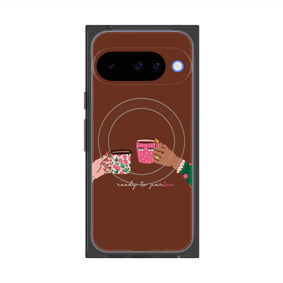 Premium Square Case with Pixelsnap［ Teatime - Brown ］