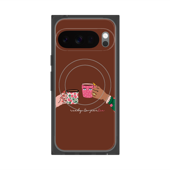Premium Square Case with Pixelsnap［ Teatime - Brown ］