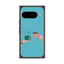 Premium Square Case with Pixelsnap［ Teatime - Blue ］