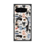 Premium Square Case with Pixelsnap［ Funny Cats - 04 ］