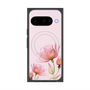 Premium Square Case with Pixelsnap［ Natural Flower - Pink ］