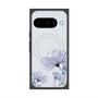 Premium Square Case with Pixelsnap［ Natural Flower - blue ］