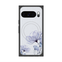 Premium Square Case with Pixelsnap［ Natural Flower - blue ］