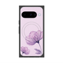 Premium Square Case with Pixelsnap［ Natural Flower - Purple ］