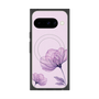 Premium Square Case with Pixelsnap［ Natural Flower - Purple ］