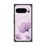 Premium Square Case with Pixelsnap［ Natural Flower - Purple ］