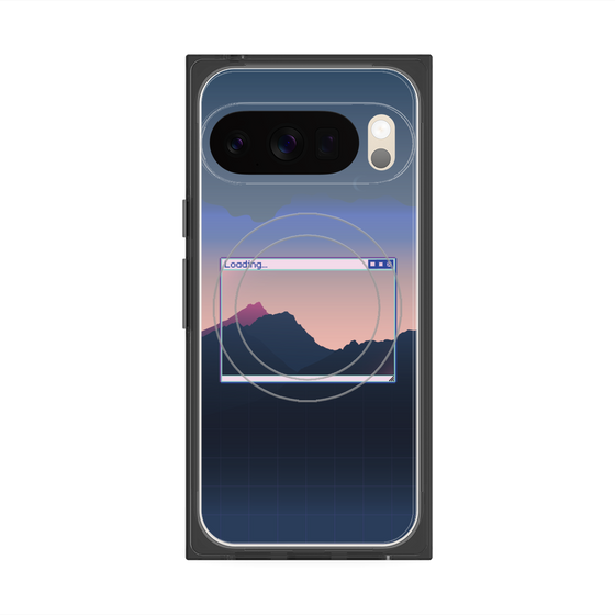 Premium Square Case with Pixelsnap［ Mountain ］