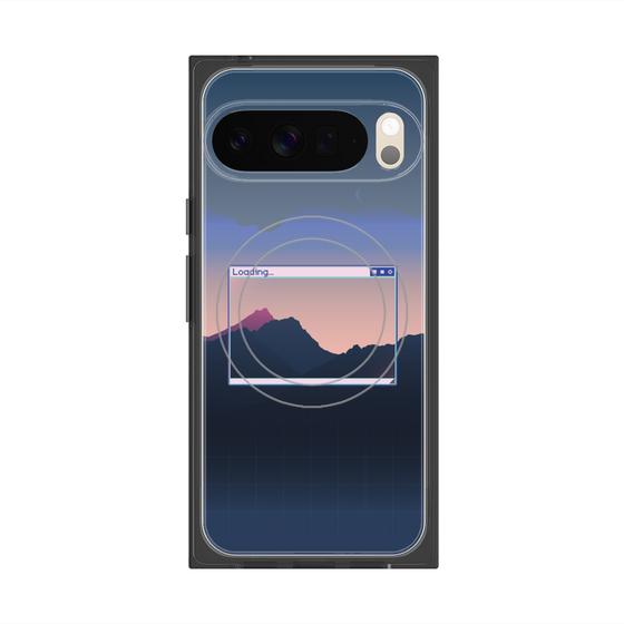 Premium Square Case with Pixelsnap［ Mountain ］