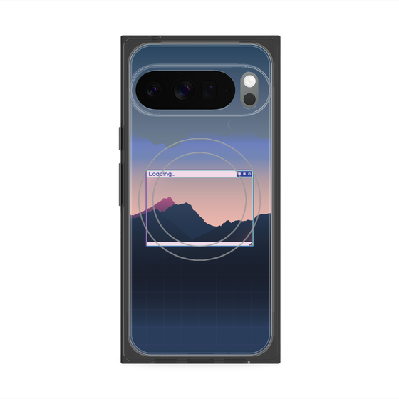 Premium Square Case with Pixelsnap［ Mountain ］