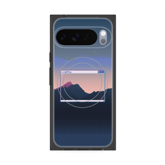 Premium Square Case with Pixelsnap［ Mountain ］
