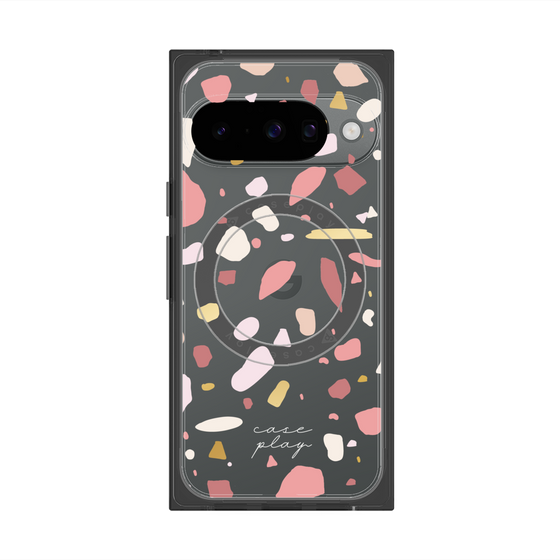 Premium Square Case with Pixelsnap［ Pink pieces ］