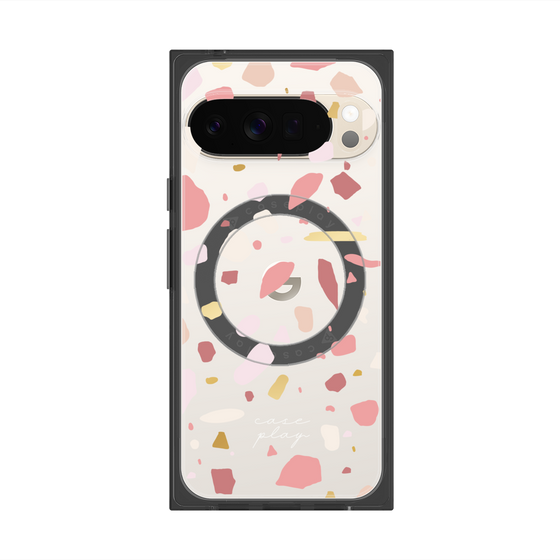 Premium Square Case with Pixelsnap［ Pink pieces ］