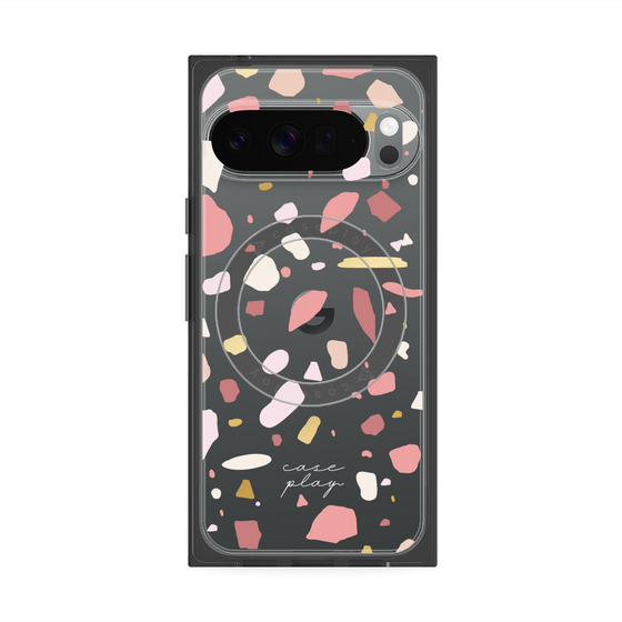 Premium Square Case with Pixelsnap［ Pink pieces ］