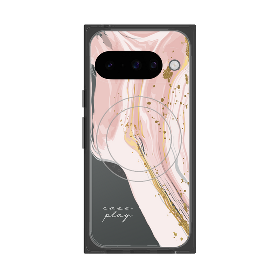 Premium Square Case with Pixelsnap［ Melting pink ］