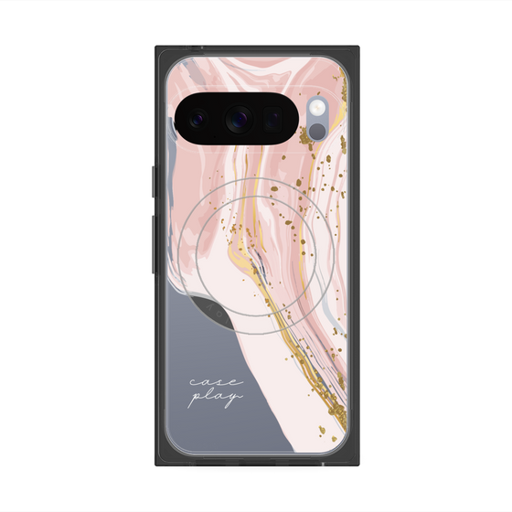 Premium Square Case with Pixelsnap［ Melting pink ］