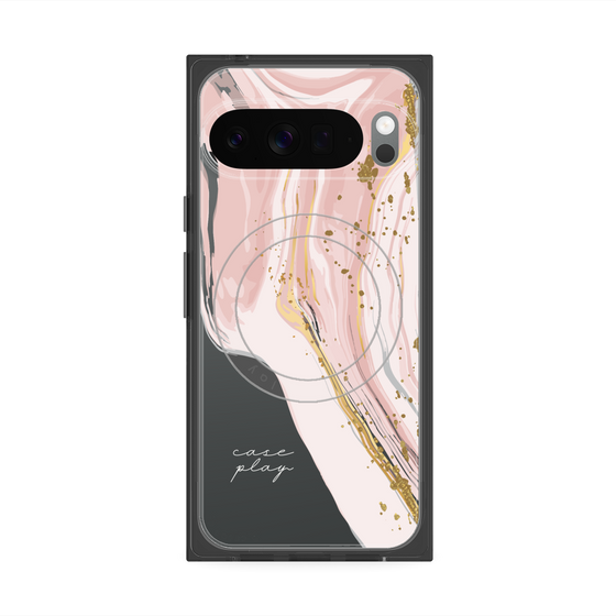 Premium Square Case with Pixelsnap［ Melting pink ］