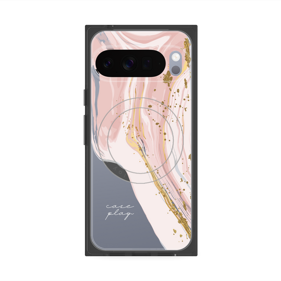 Premium Square Case with Pixelsnap［ Melting pink ］