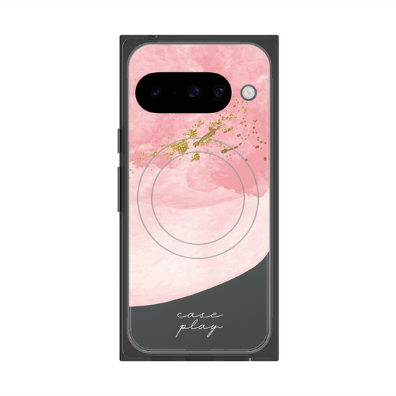 Premium Square Case with Pixelsnap［ pink layered ］