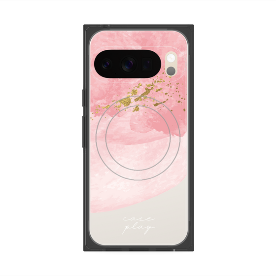 Premium Square Case with Pixelsnap［ pink layered ］