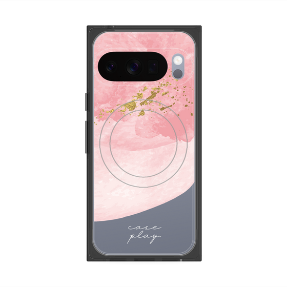 Premium Square Case with Pixelsnap［ pink layered ］