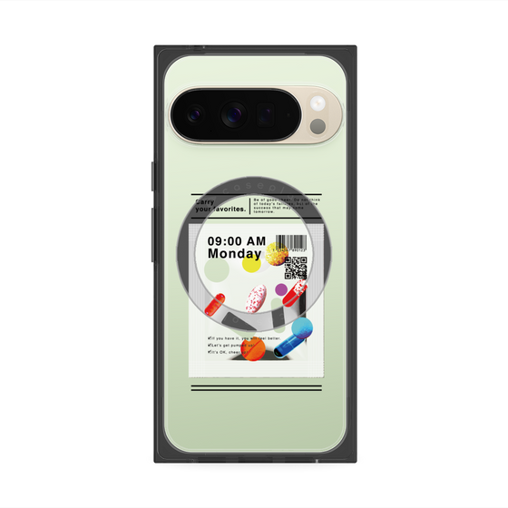 Premium Square Case with Pixelsnap［ 9:00 AM Monday ］