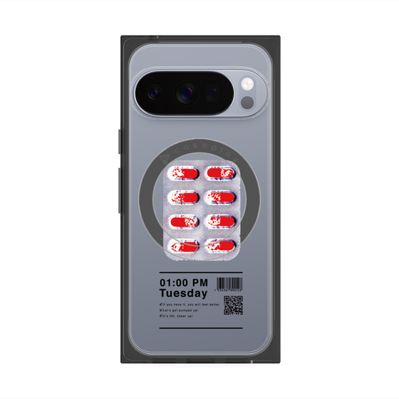 Premium Square Case with Pixelsnap［ 01:00 PM Tuesday ］