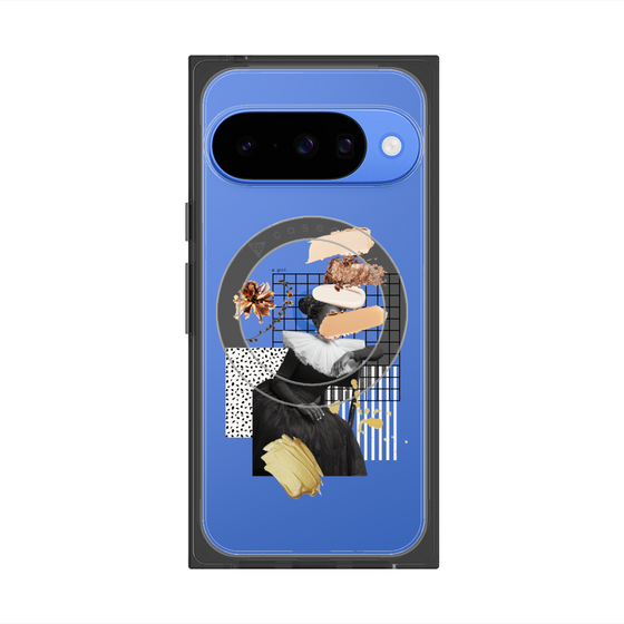 Premium Square Case with Pixelsnap［ Artistic Fall in Beige ］