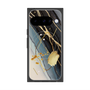 Premium Square Case with Pixelsnap［ Marble Nuance Painting Black ］