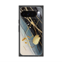 Premium Square Case with Pixelsnap［ Marble Nuance Painting Black ］