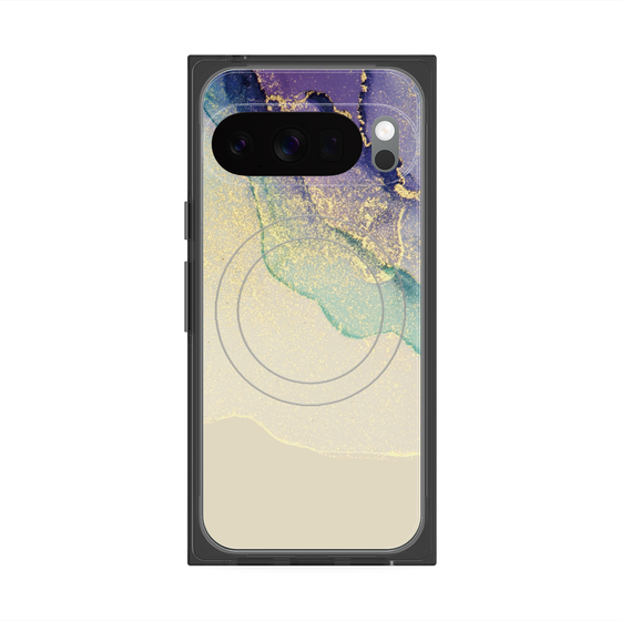 Premium Square Case with Pixelsnap［ Marble Purple ］