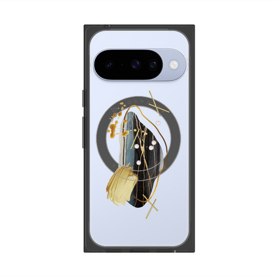 Premium Square Case with Pixelsnap［ Nuance Painting Black ］