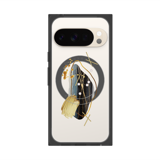 Premium Square Case with Pixelsnap［ Nuance Painting Black ］