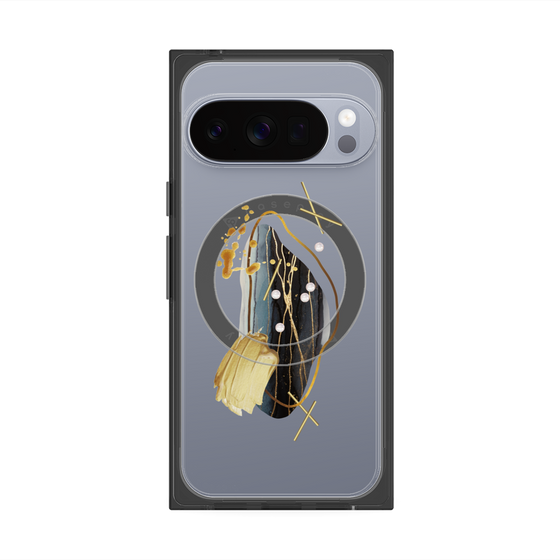 Premium Square Case with Pixelsnap［ Nuance Painting Black ］