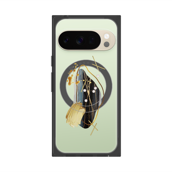 Premium Square Case with Pixelsnap［ Nuance Painting Black ］