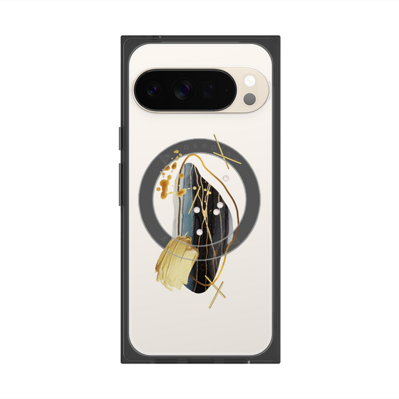 Premium Square Case with Pixelsnap［ Nuance Painting Black ］