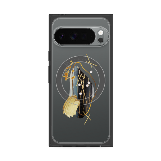 Premium Square Case with Pixelsnap［ Nuance Painting Black ］