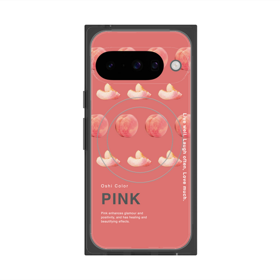 Premium Square Case with Pixelsnap［ PINK-Peach ］