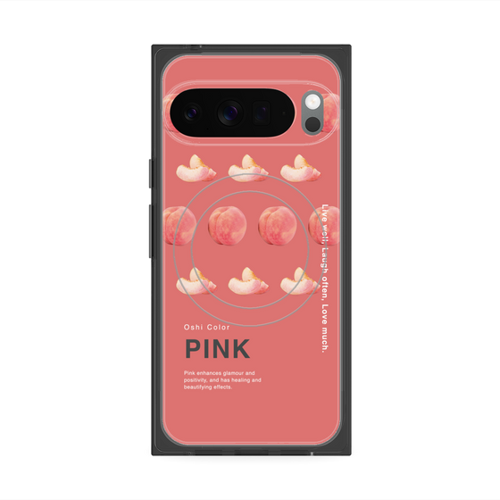 Premium Square Case with Pixelsnap［ PINK-Peach ］