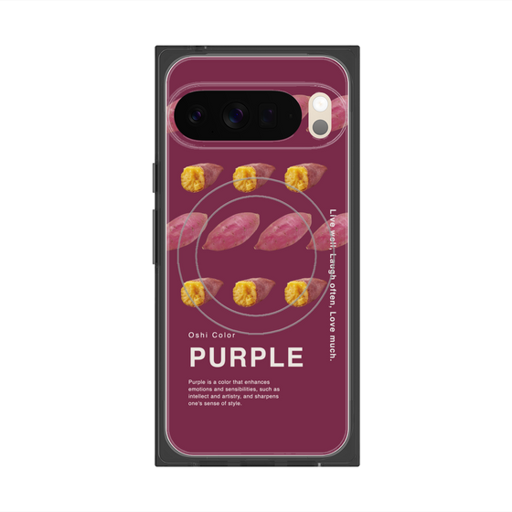 Premium Square Case with Pixelsnap［ PURPLE-Sweet potato ］