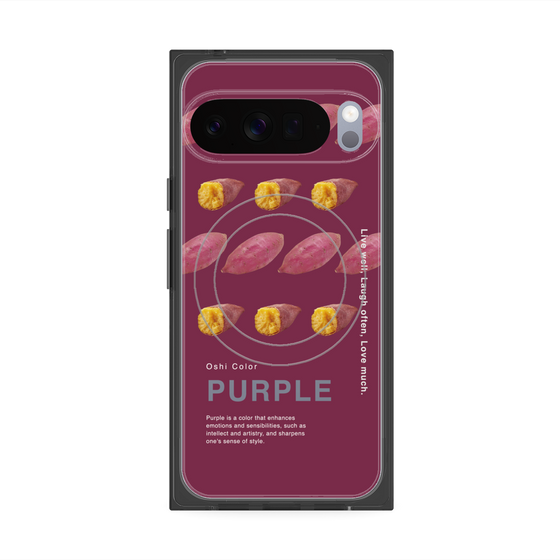 Premium Square Case with Pixelsnap［ PURPLE-Sweet potato ］