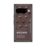 Premium Square Case with Pixelsnap［ BROWN-Chocolate ］