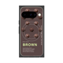 Premium Square Case with Pixelsnap［ BROWN-Chocolate ］