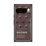 Premium Square Case with Pixelsnap［ BROWN-Chocolate ］